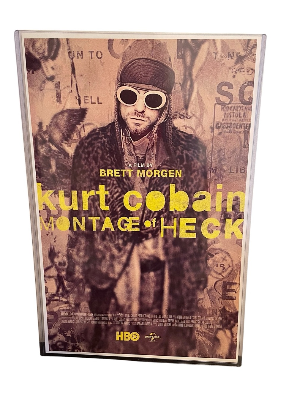 Kurt Cobain Montage of Heck Documentary Film Poster HBO Universal Music Grunge